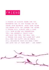 friend friendship Love & Friendship Card 8650 created by Joanna Miller