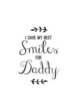 smiles typography Father's Day Card 8657 created by Joanna Miller