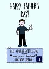 happy dad Father's Day Card 28883 created by Everdoodle