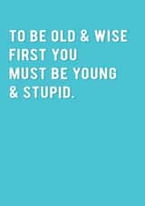 funny humour Birthday Card 6558 created by Redback Cards