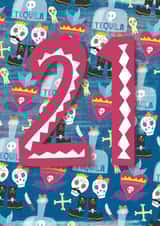 21 21st Birthday Card 30284 created by Double Thumbs Up!