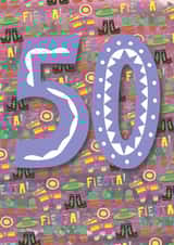 50 50th Birthday Card 7992 created by Double Thumbs Up!