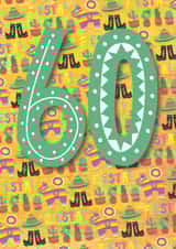 60 60th Birthday Card 7993 created by Double Thumbs Up!