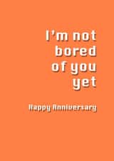 funny male Anniversary Card 29526 created by Potty Mouth