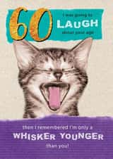 60 whisker Birthday Card 3191 created by JellynBean