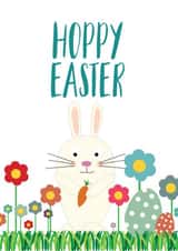 bunny rabbit Easter Card 8759 created by Spotty N Stripy