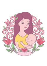 mother day Mothers Day Card 22914 created by Anna Alekseeva