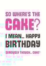 Adult Funny Birthday Card 8969 created by Mostly Beautiful