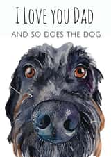 dad love Father's Day Card 1583 created by Jo Scott Art