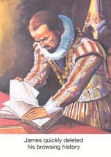 james browsing Humour Card 9266 created by © Ladybird Books Ltd 2025