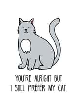 cat love Anniversary Card 31794 created by Peabody Studio