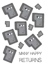 keyboard computers Humour Card 5120 created by CushoPeas