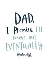 I promise Father's Day card created by Abbie Imagine