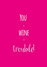 friend wine Birthday Card 26861 created by Caryl Halstead