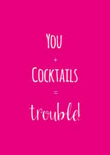 friend cocktails Birthday Card 26862 created by Caryl Halstead