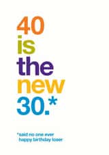 40 funny Birthday Card 9420 created by Wordplay Design