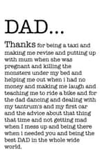 dad thanks Father's Day Card 31461 created by If Dogs Could Fly