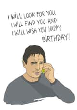 movie cinema Birthday Card 3313 created by Kasia Cards