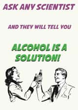 science alcohol Birthday Card 31950 created by UraCard