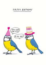 Birthday tits card created by Cardinky