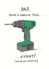 Complete tool Father's Day card created by Cardinky
