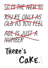 50th birthday Birthday Card 7564 created by Chelsey Adams