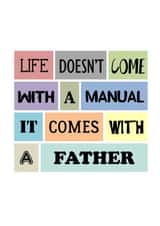 Sentimental Card For Dad - Birthday Card For Dad - Father's Day Card created by SixElevenCreations