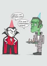 cartoon humour Birthday Card 9511 created by Cardinky