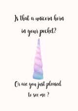 unicorn horn Anniversary Card 32010 created by Dirty Designs