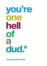 dad dude Father's Day Card 31856 created by Wordplay Design