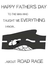 fathers road Father's Day Card 27463 created by CushoPeas