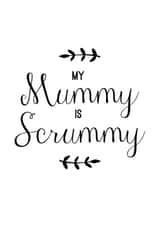 scrummy leaves Mothers Day Card 31124 created by Joanna Miller