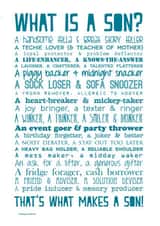 Heartfelt Birthday Card - Son - What Is A Son? created by Joanna Miller