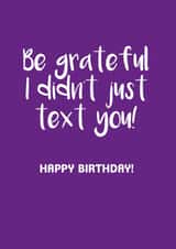 text Funny Birthday Card 9619 created by Victoria Keown