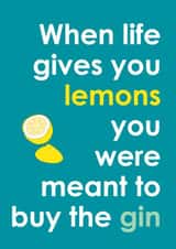 life lemons Get Well Card 2752 created by Sarah Watts @2littleboys