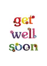 Floral Get Well Soon Card created by Flaming Imp