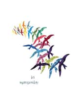 Flying Birds In Sympathy Card created by Flaming Imp