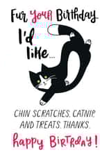 funny cute Birthday Card 9778 created by Miümi Cat