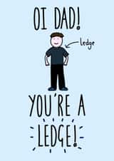 legend dad Father's Day Card 28886 created by Everdoodle