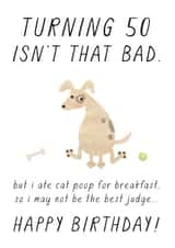 funny dog Birthday Card 7574 created by Chelsey Adams
