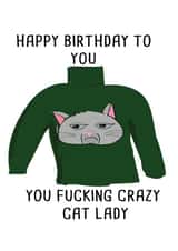 CRAZY FUNNY Birthday Card 31495 created by Pack a Punch Designs