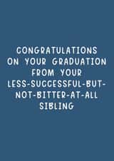 Sibling Rivalry Graduation Card created by Pack a Punch Designs