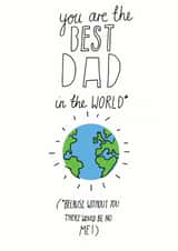 Best Dad Father's Day Card 1258 created by 2B Or Not 2B