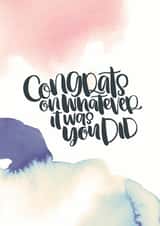 congrats well Congratulations Card 9742 created by Paper Pipit