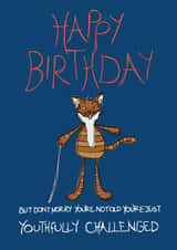 cat blue Birthday Card 9926 created by Sourpuss