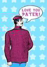 Pater Dad Father's Day Card 30415 created by Meany-Bo-Beany