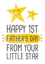 happy star Father's Day Card 9928 created by Alex Dato