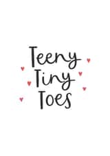 The patter of teeny tiny toes created by Abbie Imagine