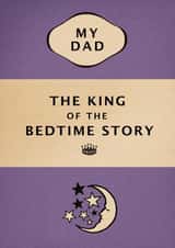 bedtime story Father's Day Card 27778 created by Bookishly