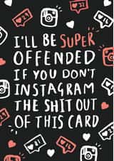 instagram social Birthday Card 22209 created by Lauren Goodland